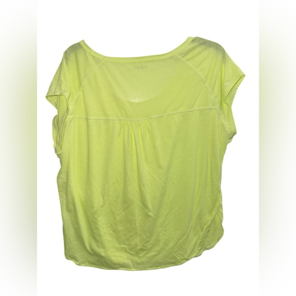 Zella Women's Neon Yellow Short Sleeve Tee Size Medium - Picture 2 of 6